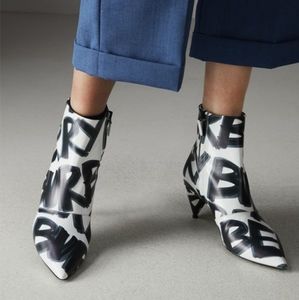 Burberry Graffiti Booties